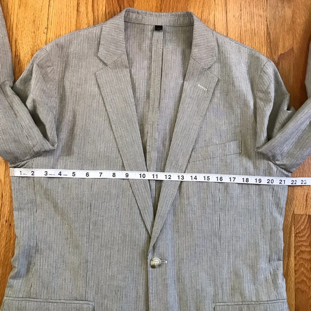 J. Crew Ludlow Light Seersucker Sport Coat 42L